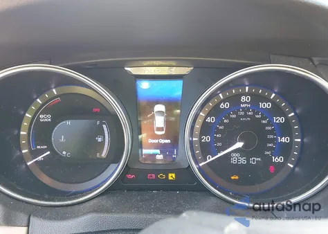 2013 Hyundai Sonata Hybrid Limited z USA, uszkodzony, nr VIN KMHEC4A47DA092256